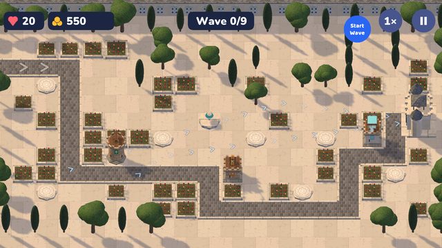 Building before the first wave